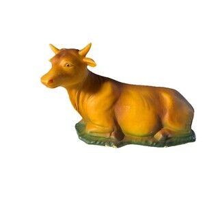 Nativity Piece Art Plastic Co.  1960s Vintage Cow Replacement Piece Christmas